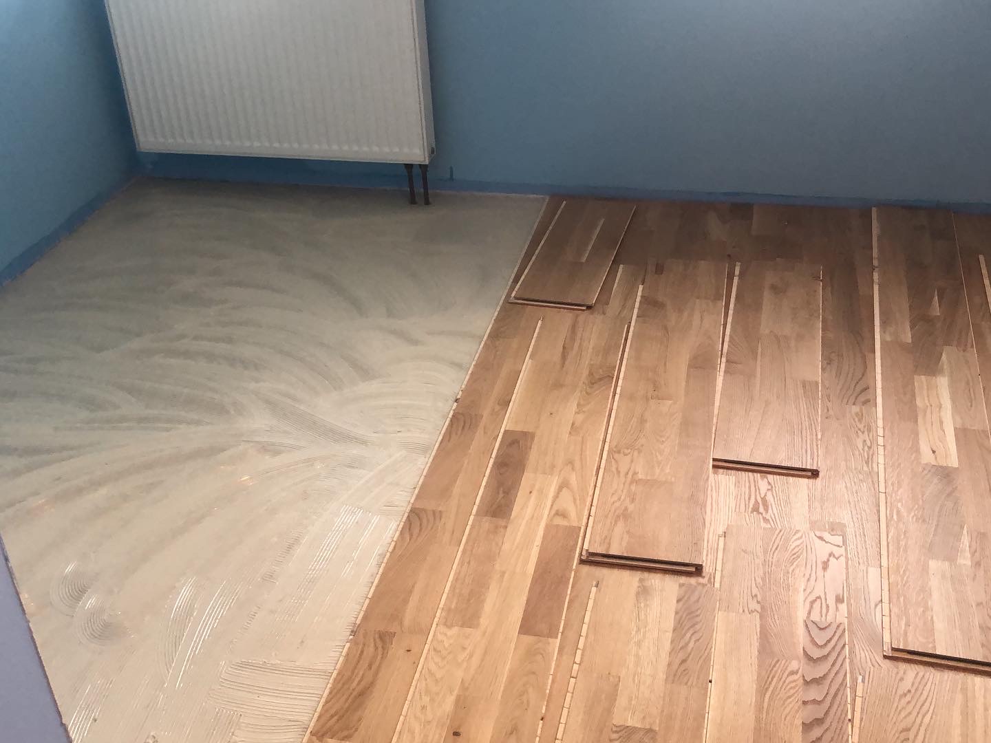 Realizace dřevěné podlahy